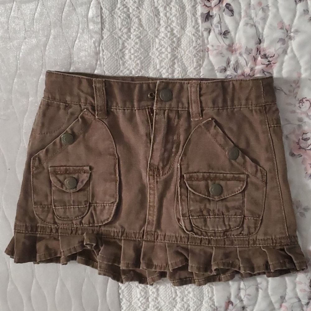 Ralph Lauren girls toddler skirt size 4 - 4T brown